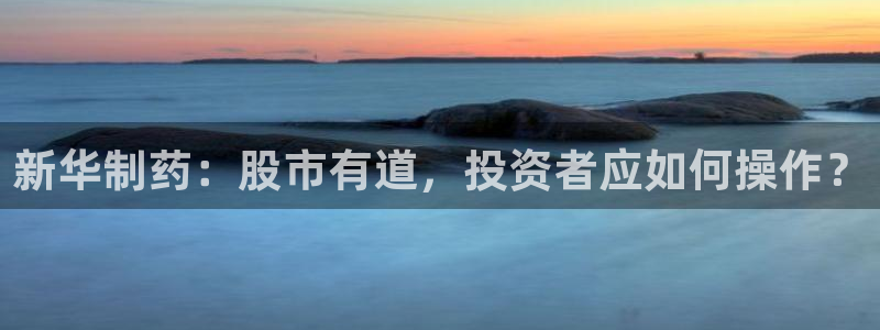 九游会老哥俱乐部必备的交流社区论坛:新华制药:股市有道,投资